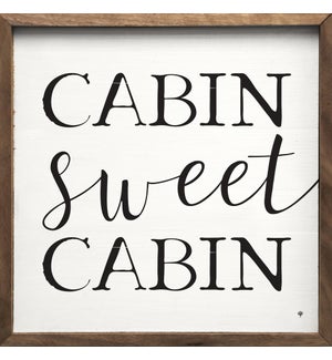 Cabin Sweet Cabin White